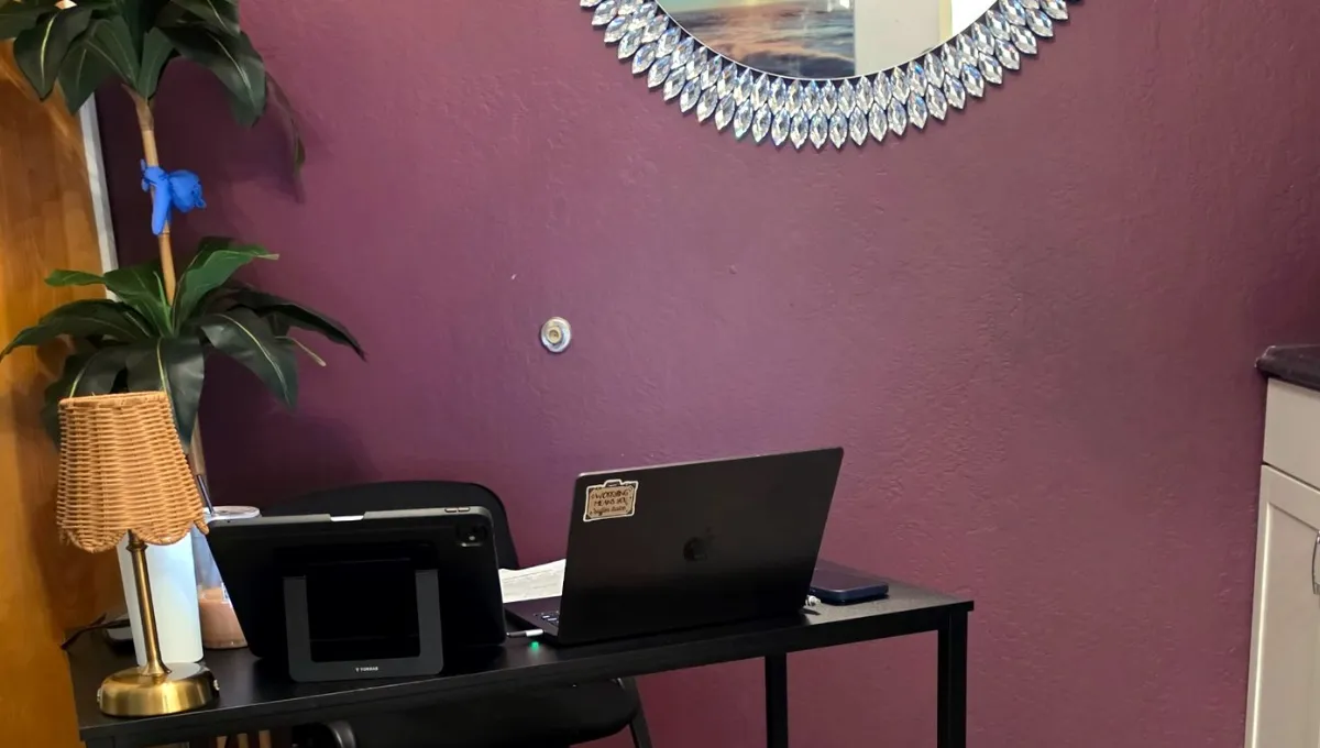 A consult room in the Gilbert office